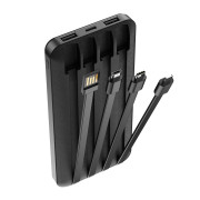 УМБ Forever power bank TB-411 ALLin1 10000 mAh with cables USB-C + Lightning + microUSB black ( GSM103789 ) - 2