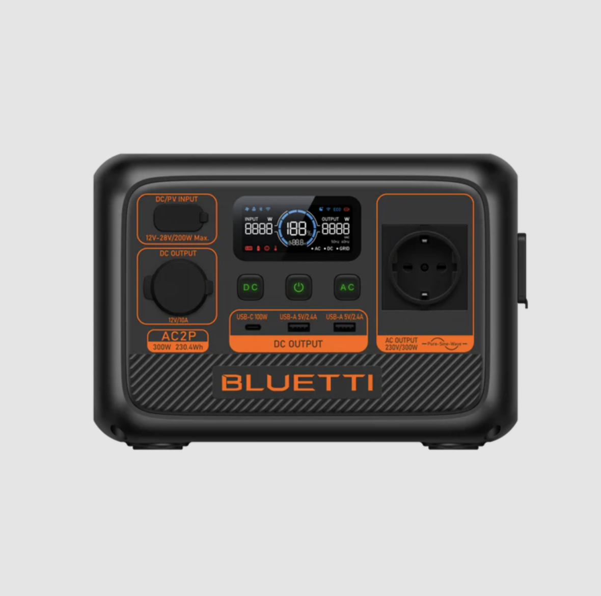 Зарядна станція Bluetti AC2P 230Wh 300W