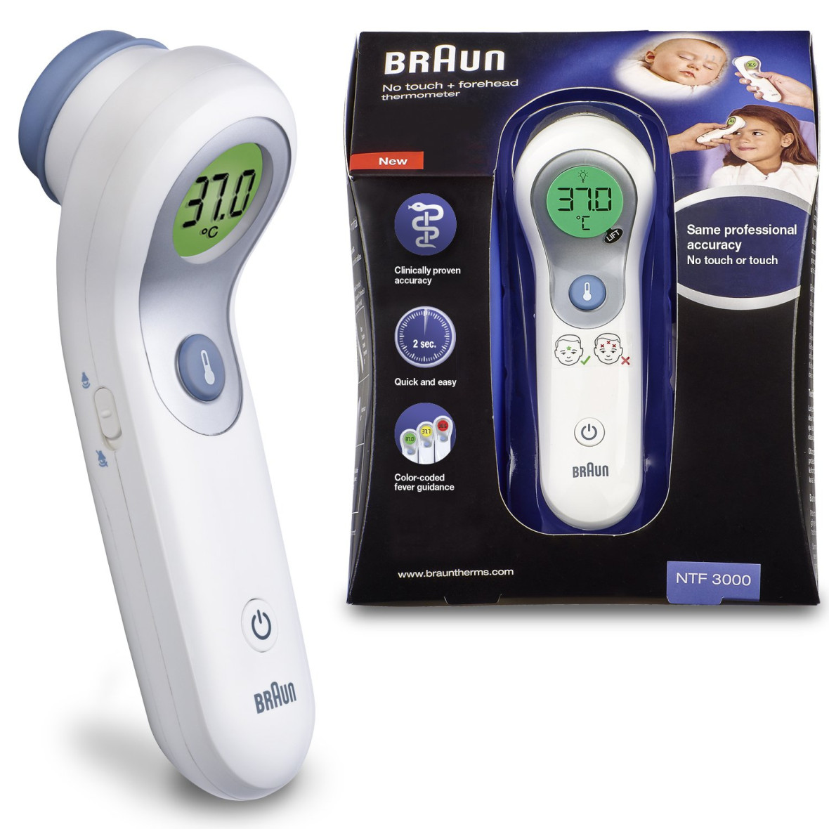 Бесконтактный термометр Braun Braun NTF 3000