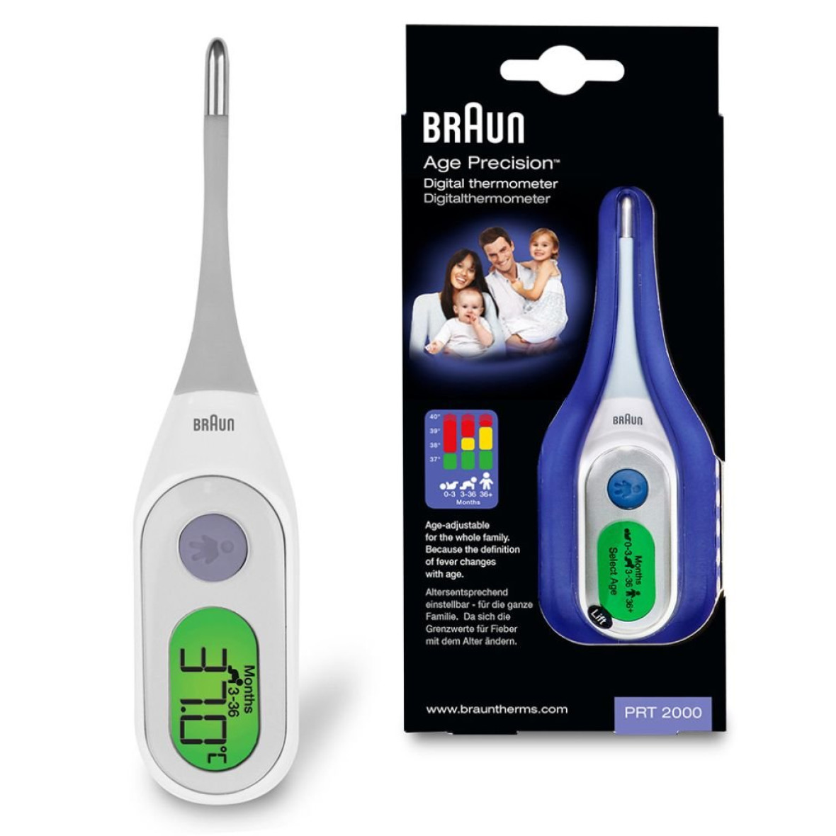 Электронный термометр Braun PRT2000