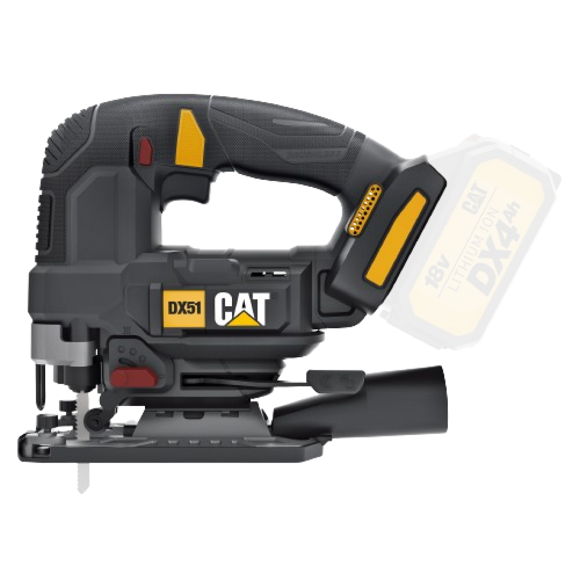 Лобзикова акумуляторна пила CAT DX51B