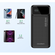 УМБ Choetech Power bank B729 20000mAh 22.5W Black - 7
