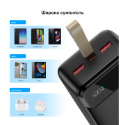 УМБ Choetech Power bank B734 40000mAh 65W Black - 2