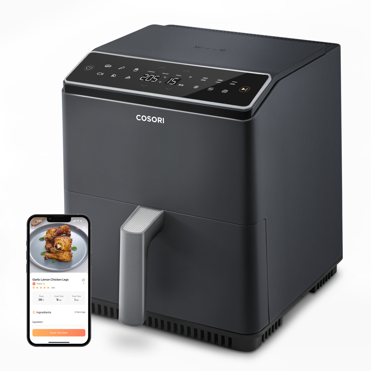 Мультипіч Cosori Dual blaze CAF-P681S-KEUR
