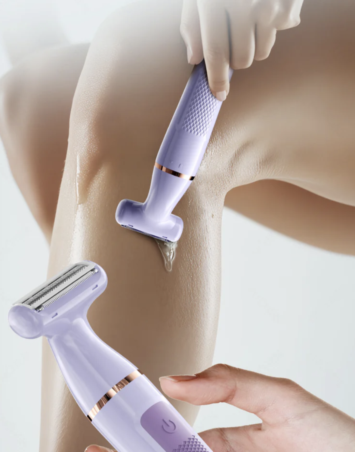 Лезвия можно применять на разных частях тела