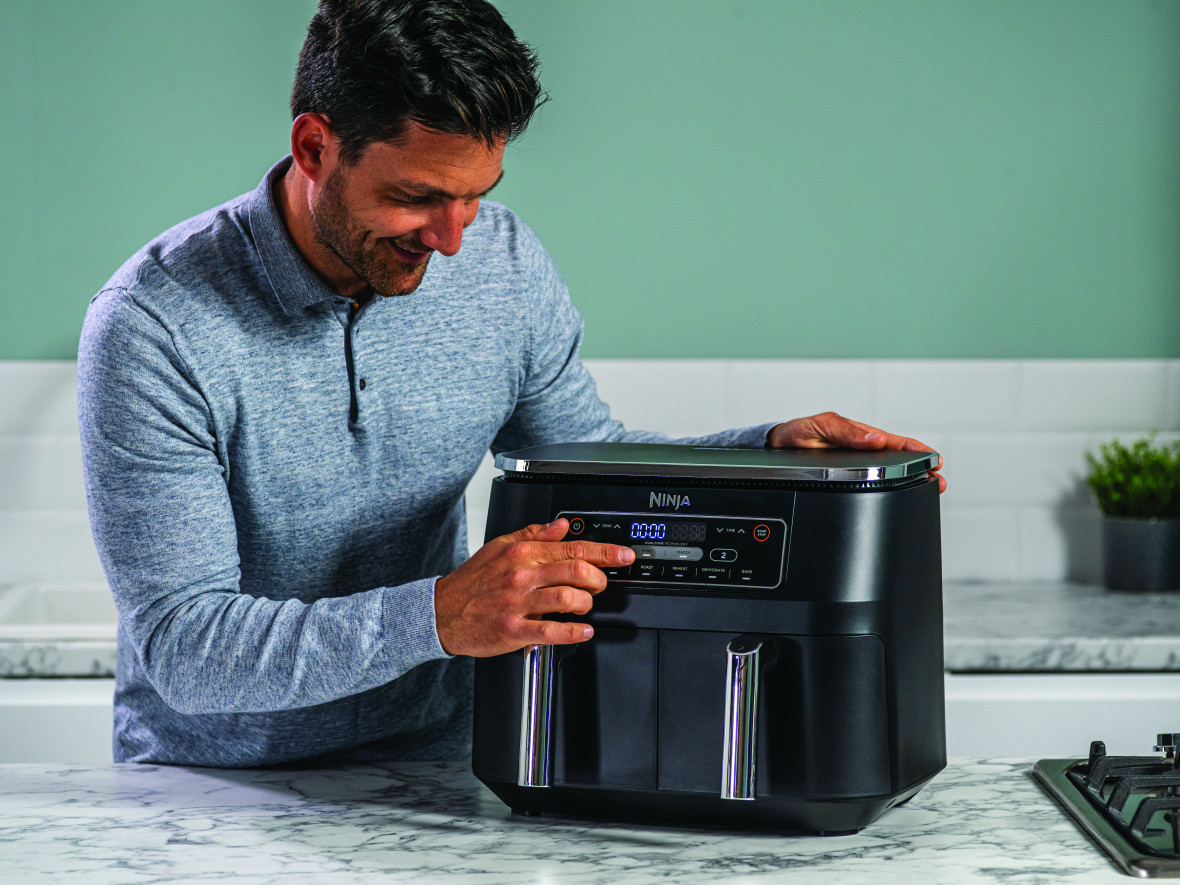 Двозонна мультипіч Ninja Foodi MAX з системою Smart Cook AF451EU