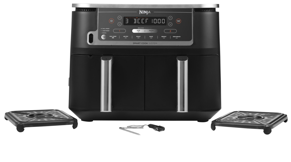 Двозонна мультипіч Ninja Foodi MAX з системою Smart Cook AF451EU