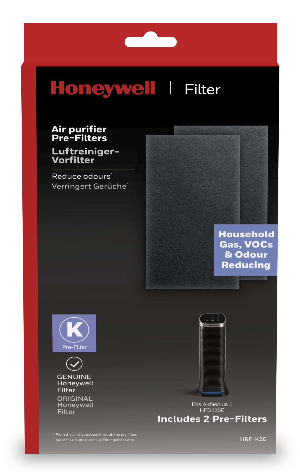 Фильтр для очистителя Honeywell Air Genius 5 HFD323E (HRF-K2E) 