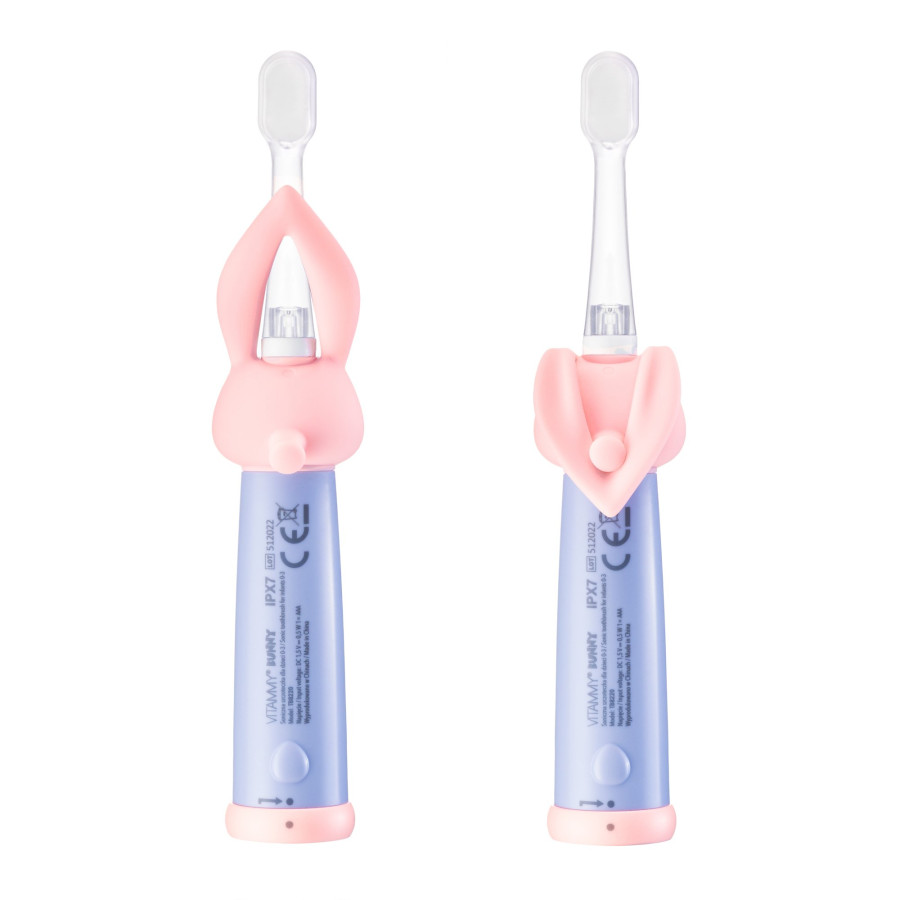 Електрична зубна щітка Vitammy Bunny Light Pink (від 0-3 років) - 5
