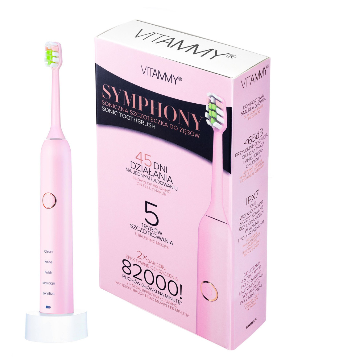 Электрическая зубная щетка Vitammy Symphony Rose Gold 